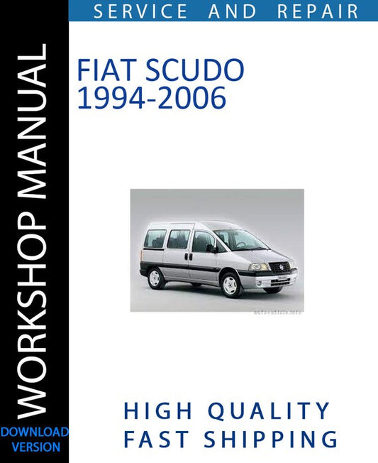 FIAT SCUDO 1994-2006 Workshop Manual | Instant Download