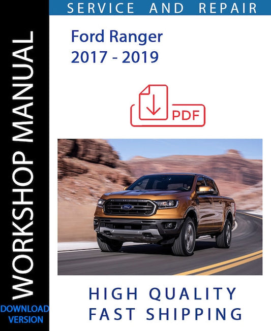 FORD RANGER 2017 - 2019 Workshop Manual | Instant Download