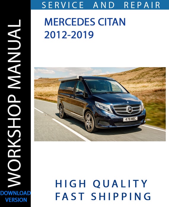 MERCEDES CITAN 2012-2013 Workshop Manual | Instant Download
