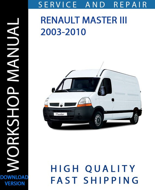 RENAULT MASTER III 2003-2010 Workshop Manual | Instant Download