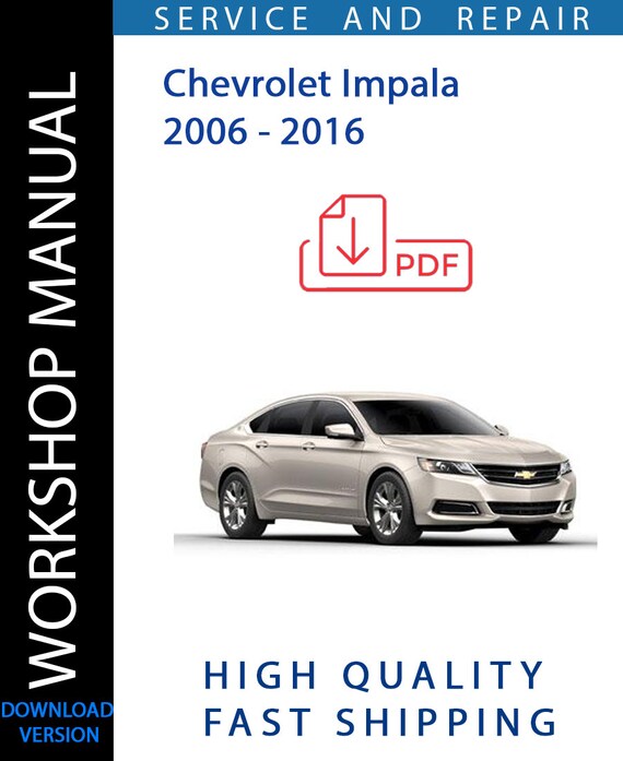 2008 Chevrolet Impala LTZ Repair Manual (Instant Access 2008 Chevrolet Impala LTZ Repair Manual (Instant Access
