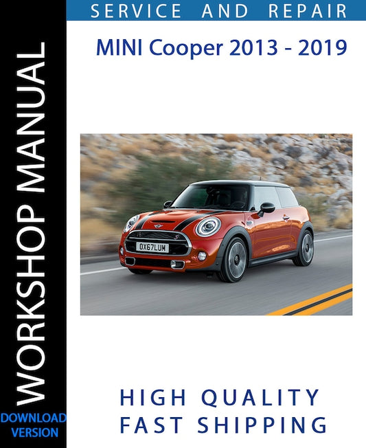 MINI COOPER 2013 - 2019 Workshop Manual | Instant Download