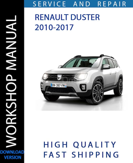 RENAULT DUSTER 2010-2017 Workshop Manual | Instant Download