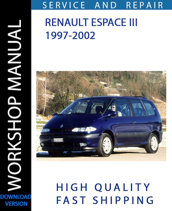 RENAULT ESPACE III 1997-2002 Workshop Manual | Instant Download