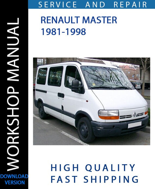 RENAULT MASTER 1981-1998 Workshop Manual | Instant Download