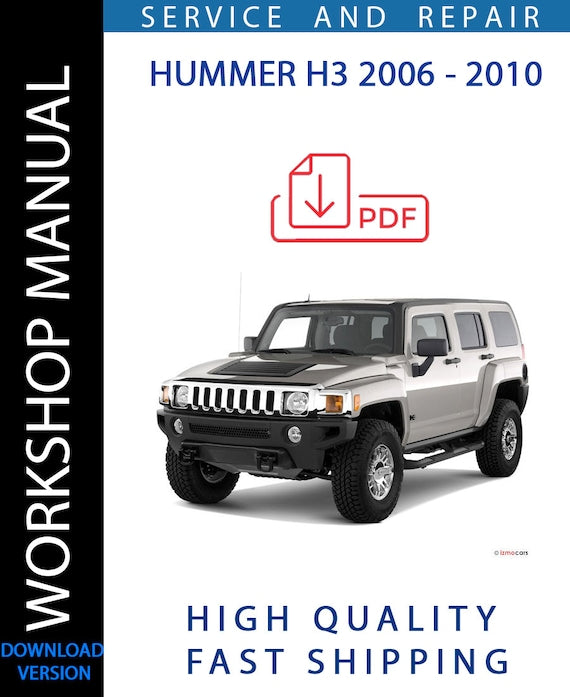 HUMMER Service Manual – Cover Manuals