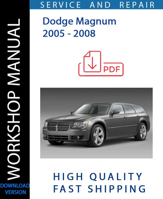 DODGE MAGNUM 2005 - 2008 Workshop Manual | Instant Download