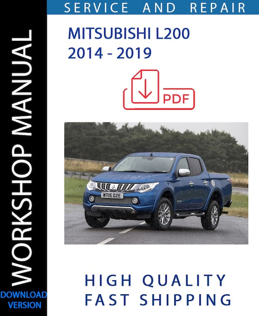 MITSUBISHI L200 2014 - 2019 Workshop Manual | Instant Download