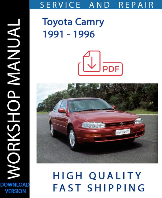 TOYOTA CAMRY 1991 - 1996 Workshop Manual | Instant Download