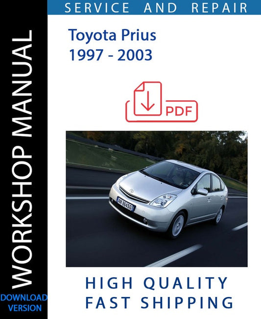 TOYOTA PRIUS 1997 - 2003 Workshop Manual | Instant Download