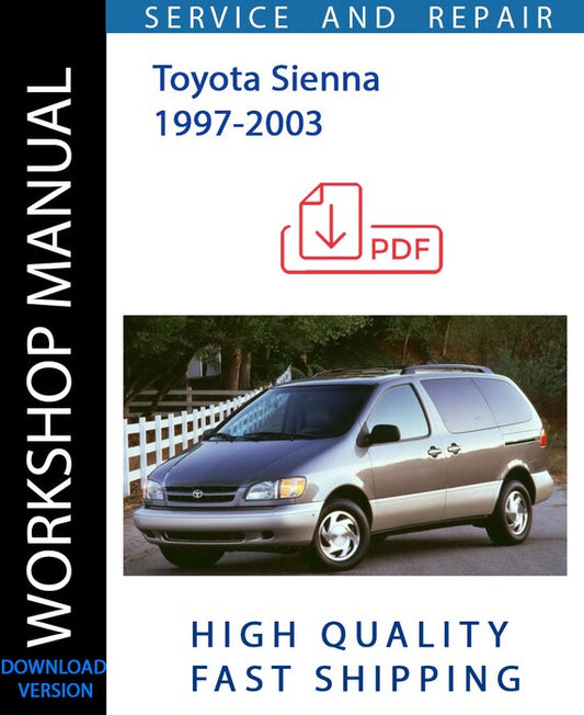 TOYOTA SIENNA 1997-2003 Workshop Manual | Instant Download