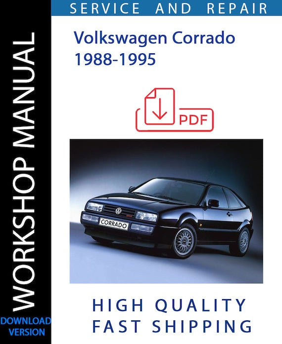 VOLKSWAGEN CORRADO 1988-1995 Workshop Manual | Instant Download