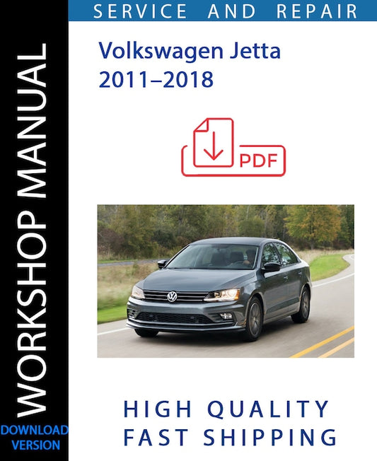 VOLKSWAGEN JETTA 2011 - 2018 Workshop Manual | Instant Download