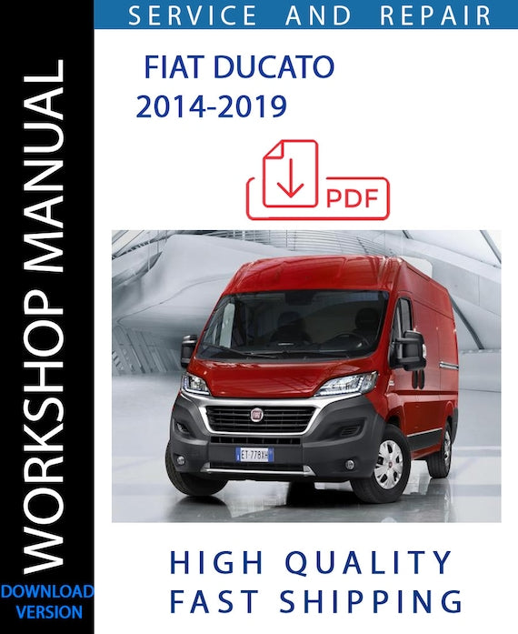 FIAT DUCATO 2014-2019 Workshop Manual | Instant Download
