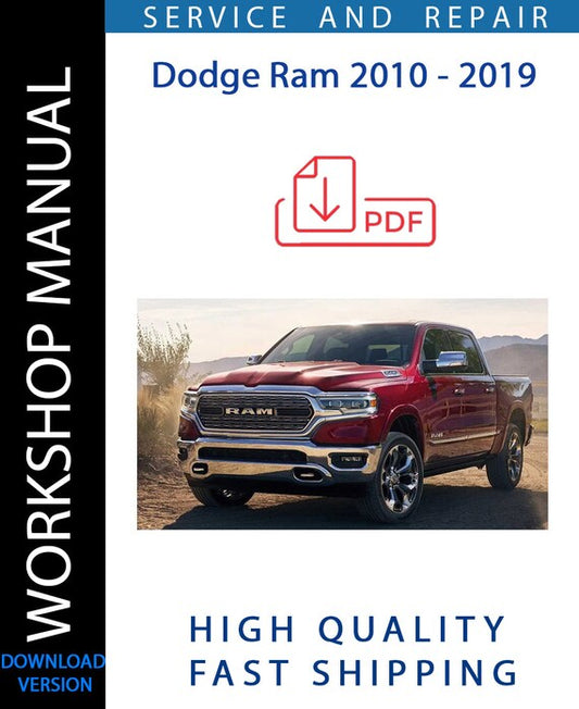 DODGE RAM 2010 - 2019 Workshop Manual | Instant Download