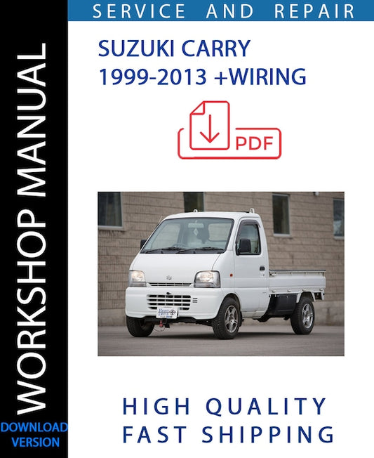 SUZUKI CARRY 1999-2013 Workshop Manual | Instant Download