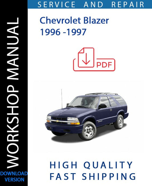 CHEVROLET BLAZER 1996 - 1997 Workshop Manual | Instant Download