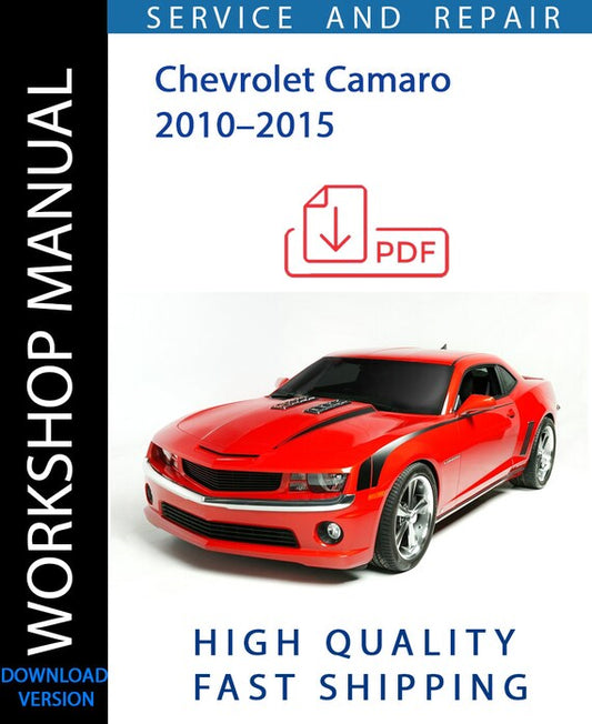 CHEVROLET CAMARO 2010–2015 Workshop Manual | Instant Download