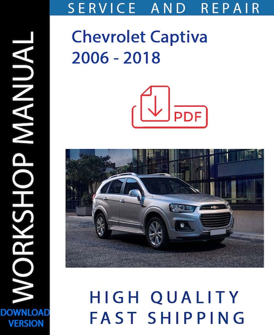 CHEVROLET CAPTIVA 2006 - 2018 Workshop Manual | Instant Download
