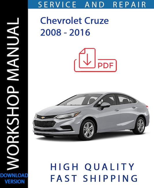 CHEVROLET CRUZE 2008 - 2016 Workshop Manual | Instant Download