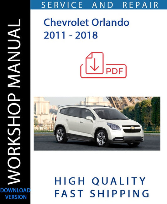 CHEVROLET ORLANDO 2011 - 2018 Workshop Manual | Instant Download