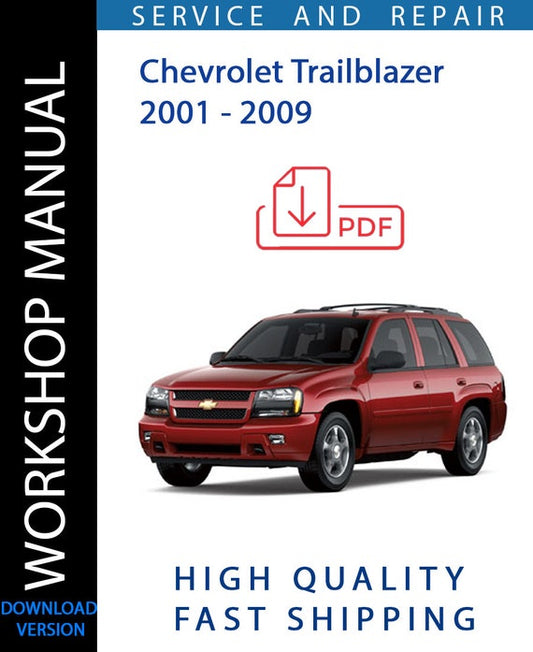 CHEVROLET TRAILBLAZER 2001 - 2009 Workshop Manual | Instant Download