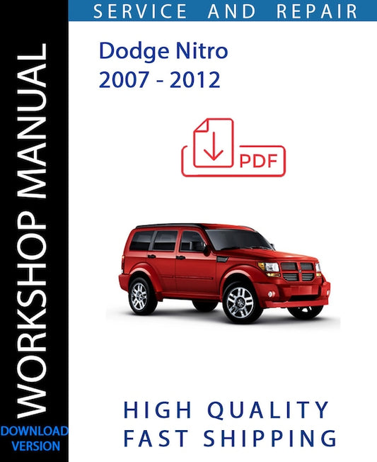 DODGE NITRO 2007 - 2012 Workshop Manual | Instant Download