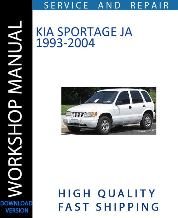 KIA SPORTAGE JA 1993-2004 Workshop Manual | Instant Download