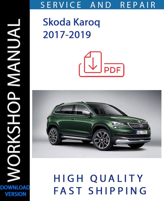 SKODA KAROQ 2017-2019 Workshop Manual | Instant Download