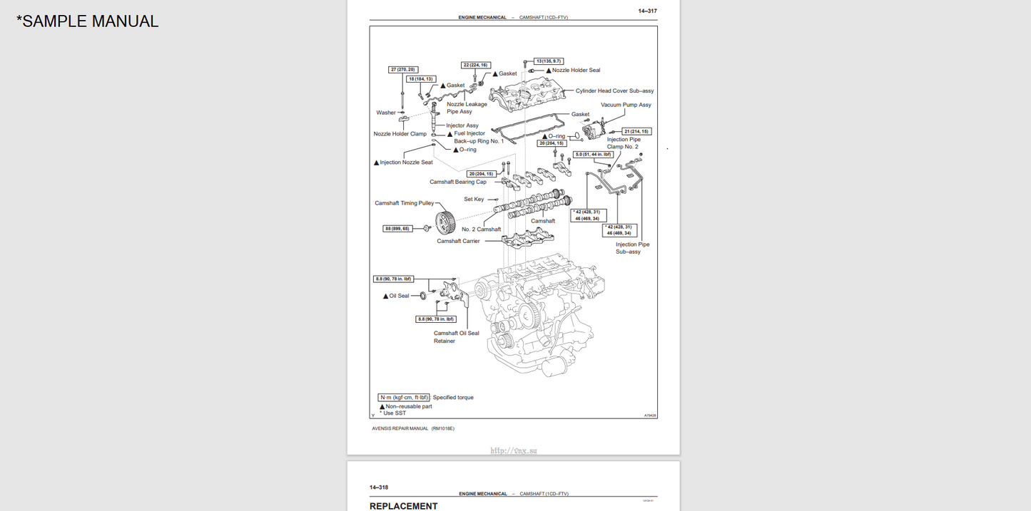 TOYOTA AVALON 1999–2004 Workshop Manual | Instant Download